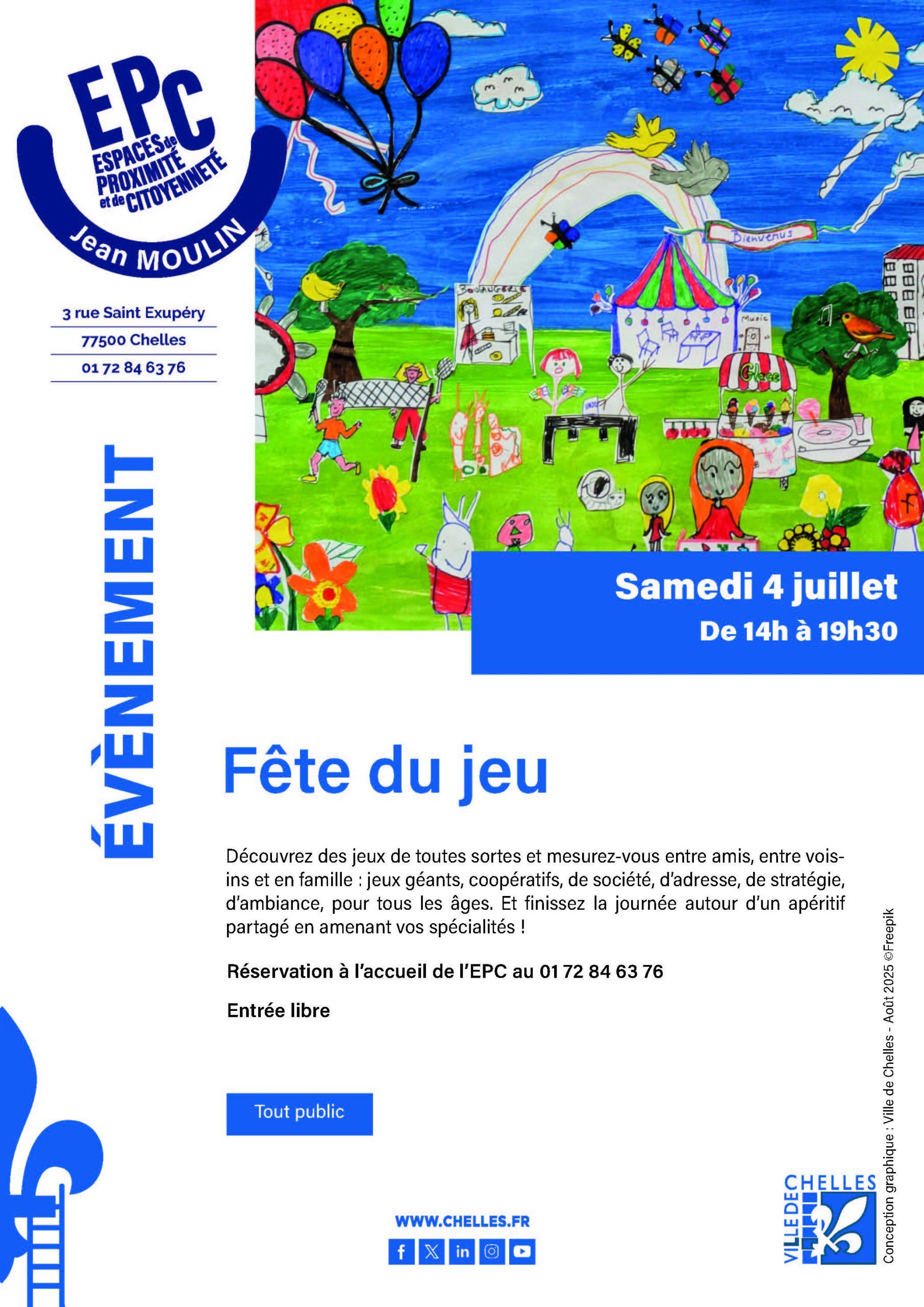 Fête du jeu à l'EPC Jean Moulin