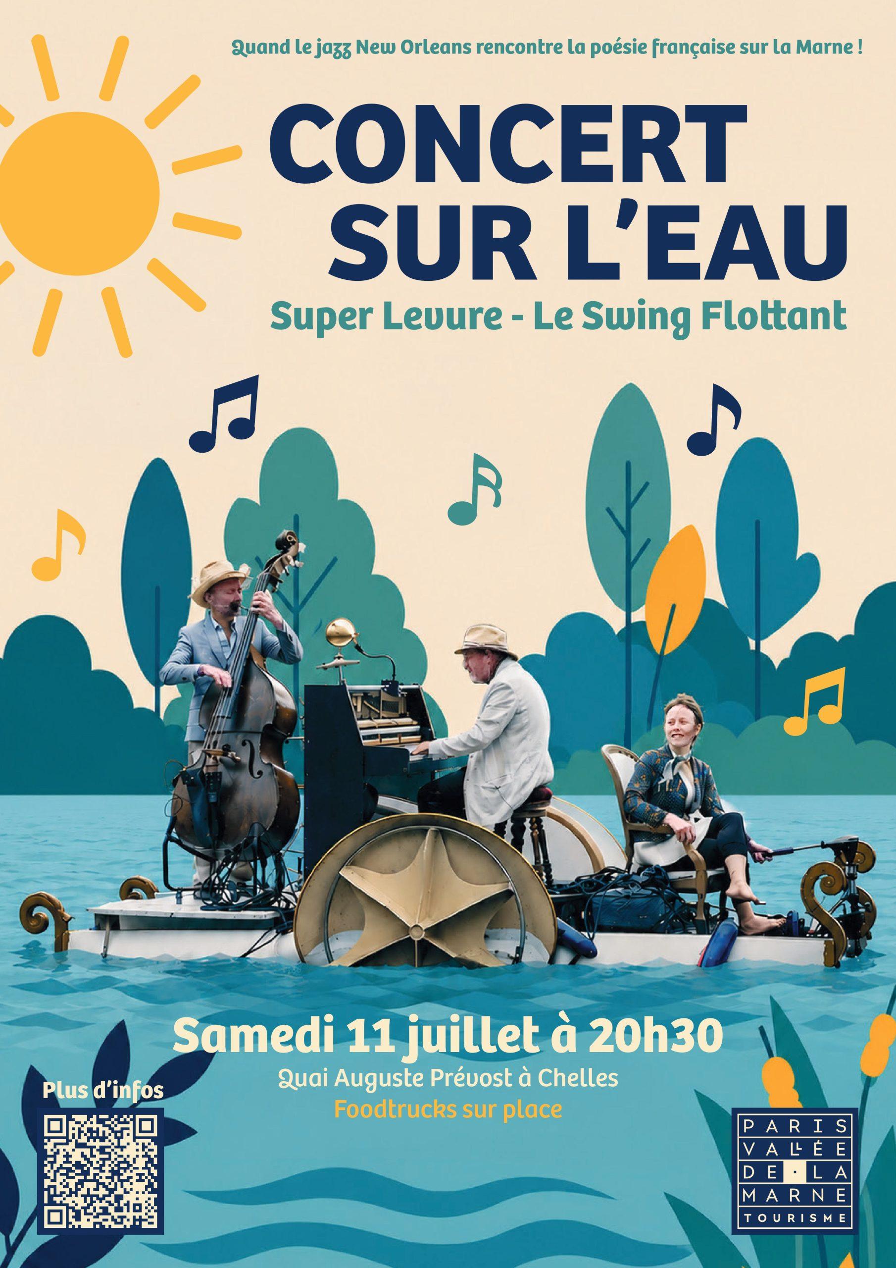 Concert sur l'eau à Chelles