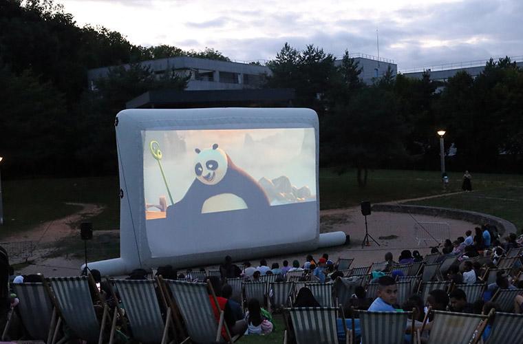 Cinéma en plein air à Noisiel