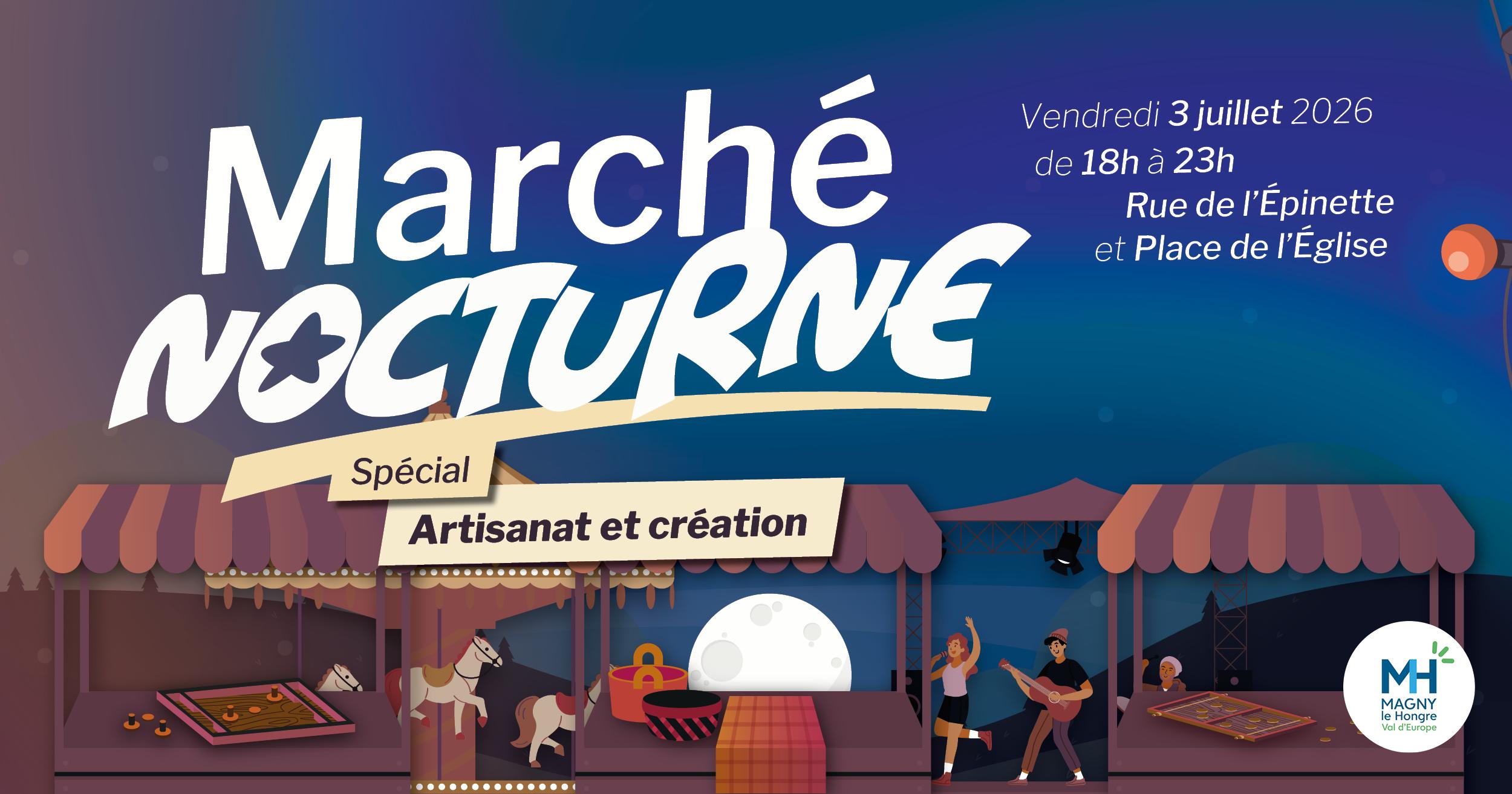 Marché nocturne à Magny-le-Hongre