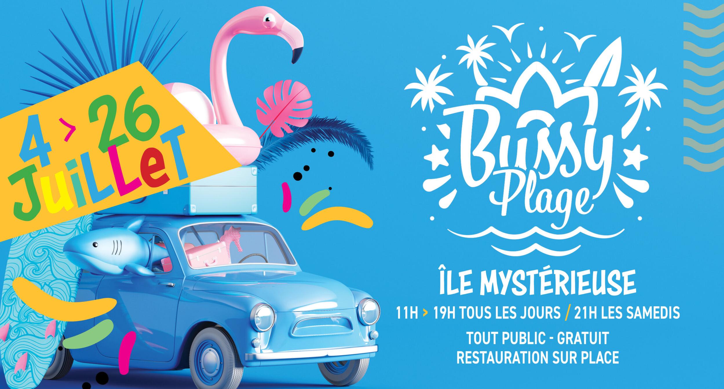 Bussy Plage 2026 : animations d'été à Bussy-Saint-Georges