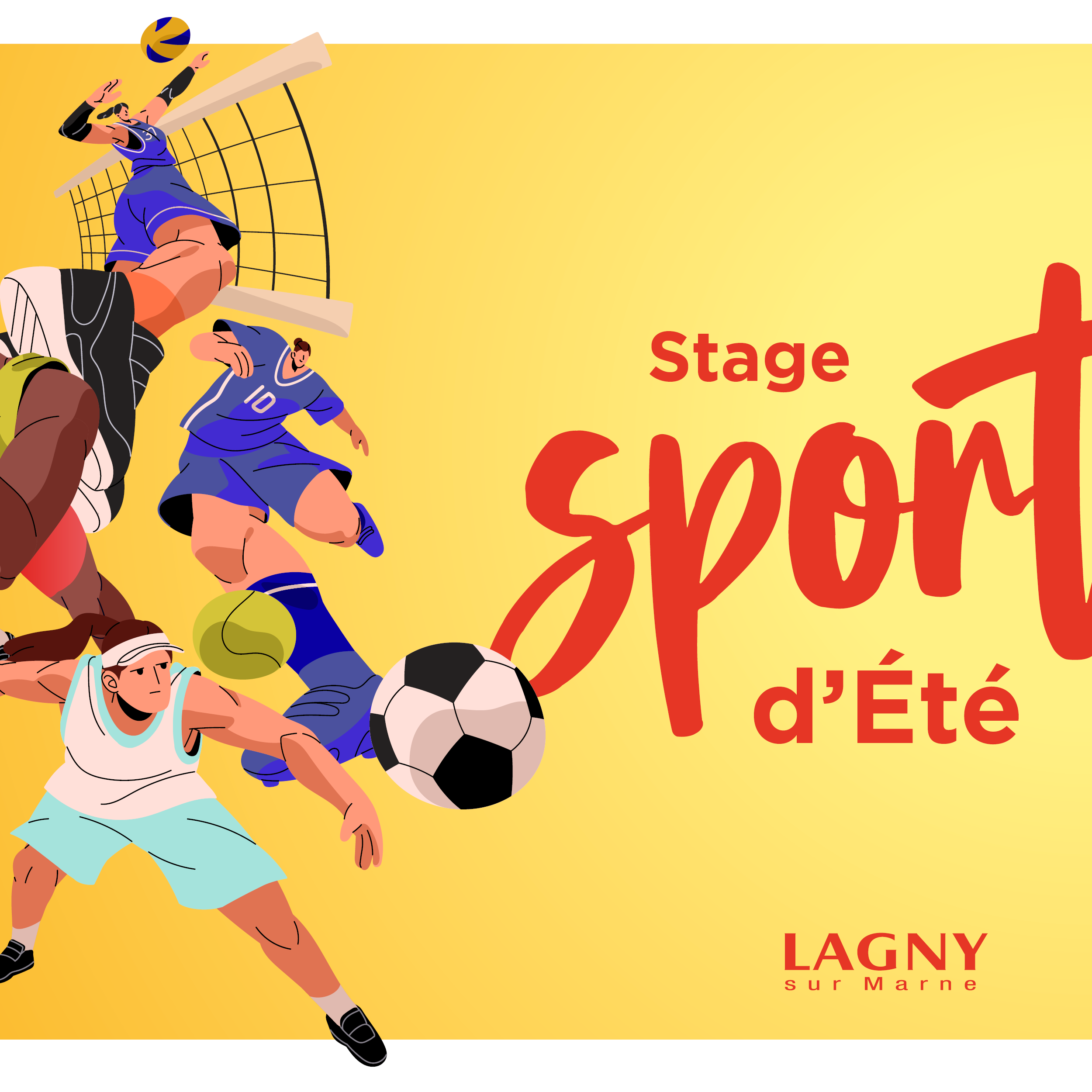 Stage sportif d’été à Lagny-sur-Marne