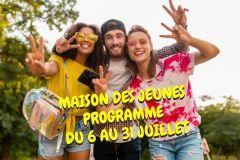 Programme d’été de la Maison des Jeunes